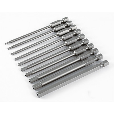 Wiha Tools 76096 Security Hex Inch Power Blade Set, 10 Piece