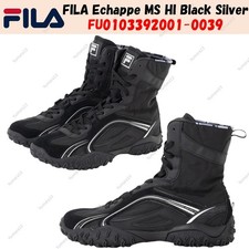 FILA Echappe MS HI Black Silver FU0103392001-0039 Unisex Size