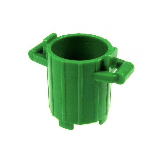 1x Lego Bin Small 2x2x2 Green Container Trash Bucket 243928 4567905 2439