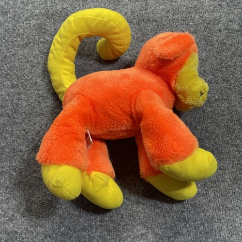 Vintage Dole Bananimal Banachimp Plüsch Bananenschwanz orange gelb Affe 80er Spielzeug - Bild 10 von 13