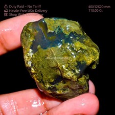 110.00 Cts Natural Ethiopian Welo Fire Oil Opal Rough Supply 40X32X20 mm