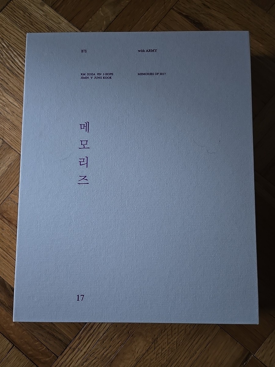 BTS Memories Of 2017 Photo Book + 5 DVD Full Set +No Photo