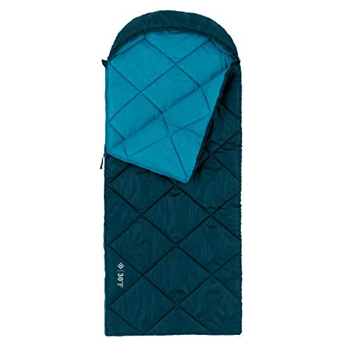PRODUCTOS EXTERIOR 30F SACO DE DORMIR CON CAPUCHA LONGITUD REGULAR 50036 - AZUL Foto 2 de 4