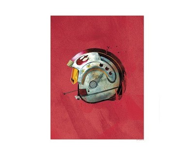 Poster Star Wars Classic Helmets Rebel Pilot 40x50 cm