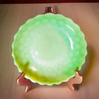 Fire King Jadeite Bubble Serving Bowl  Anchor Hocking 8.5" Vintage  1946 - 1958