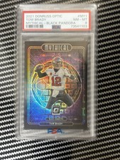 2021 TOM BRADY DONRUSS OPTIC MYTHICAL PANDORA #1/25 PSA 8