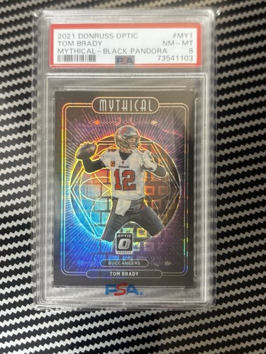 Tom Brady [Black Pandora] #MY-1 2021 Panini Donruss Optic Mythical card