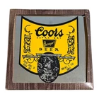 VTG Coors Extra Dry Banquet Beer Mirror Sign Carnival Prize 1980’s Wall Decor