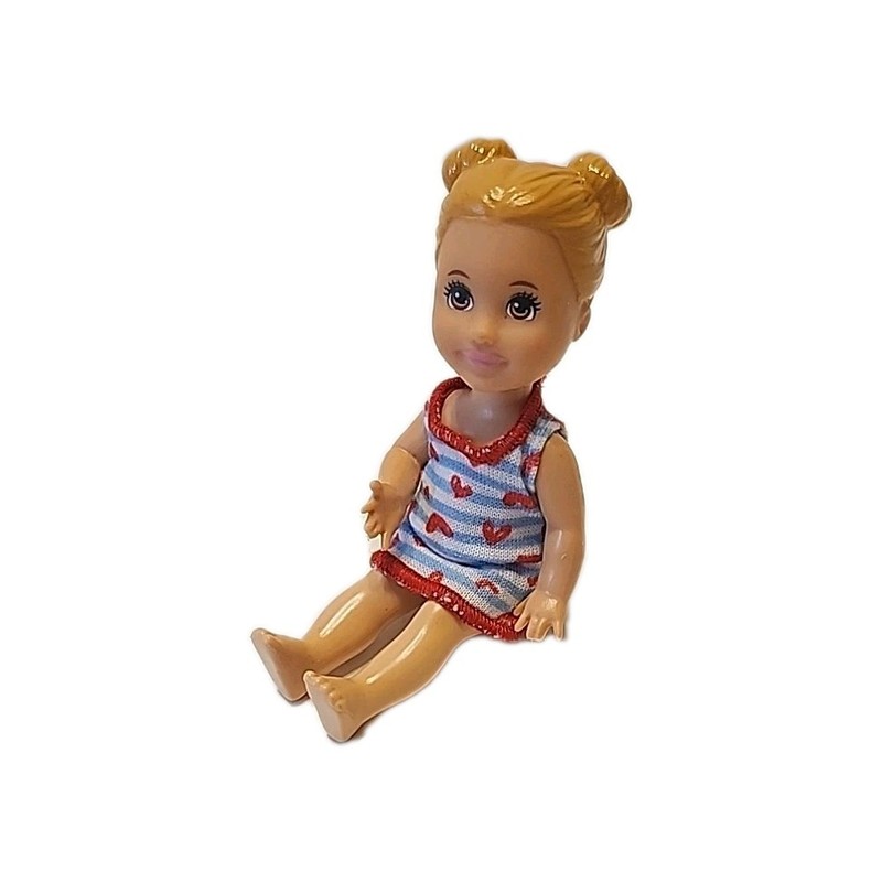 Kelly Toddler Doll In Heart Dress. Action Arm With Lever On The Back.