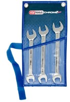 KS Tools 518.0743 Chromeplus Doppel-MaulschlüSsel-Satz, 3-Tlg