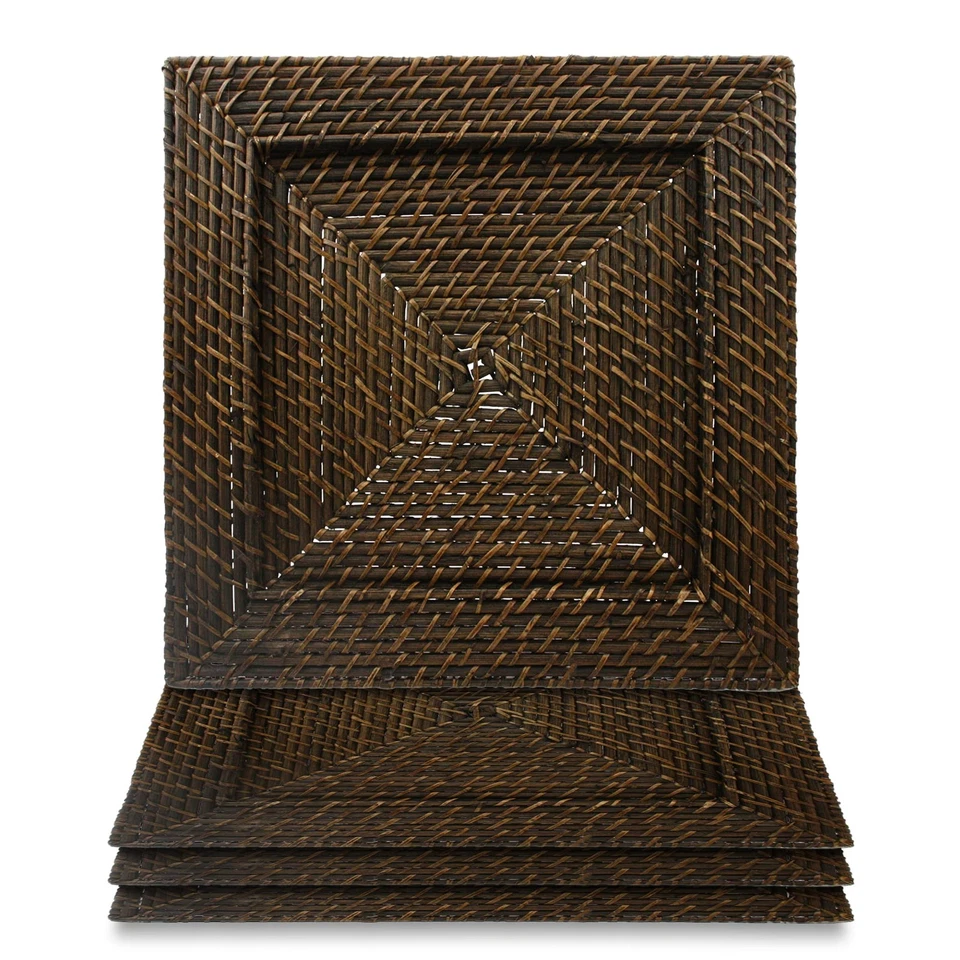 ChargeIt by Jay Square Chargers 4 件套家庭装饰服务板, — 第 3/3 张图片