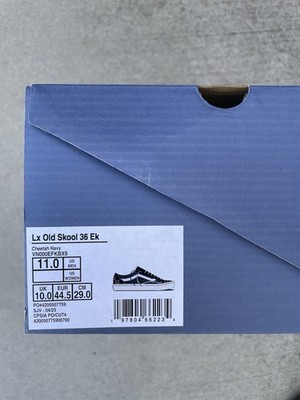 New! Vans Premium Old Skool LX 36 EK Shoe, Size 11, Knit Cheetah