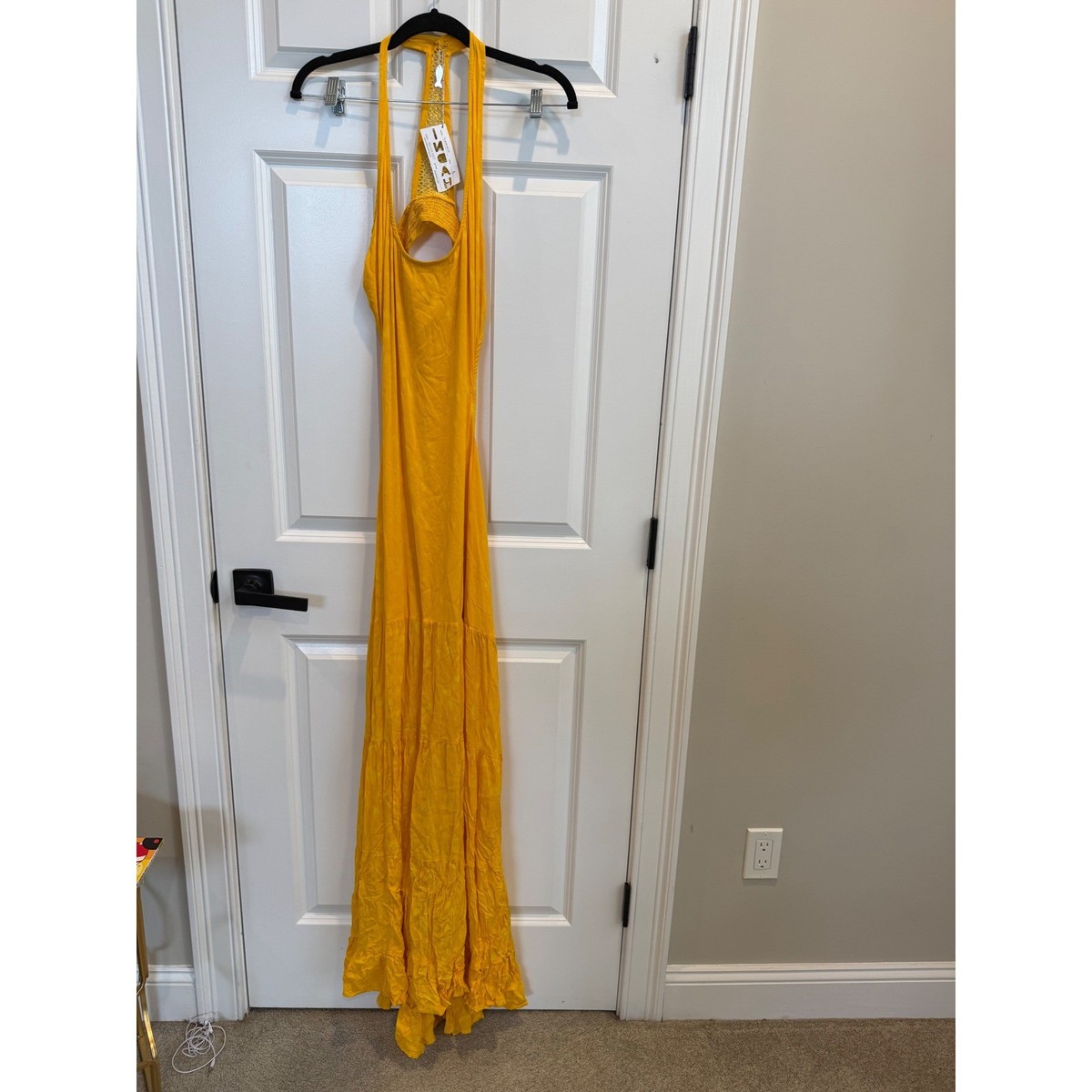 flamenco maxi dress Vestido Maxi Flamenco Smiles - Negro