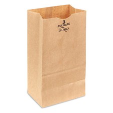 Duro Bag 71003 Grocery Bag, Brn, 8-9/16" L, 4-3/4" W, Pk400