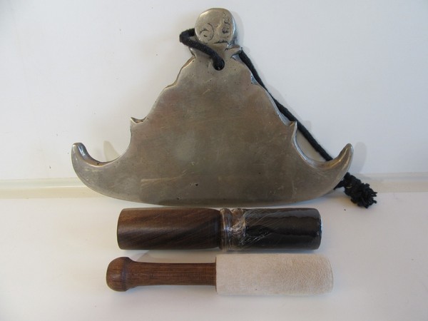 CAMPANA BIRMANA KYEEZEE 21 cm GONG NEPAL SPIN GIRATORIO NUEVO (33)