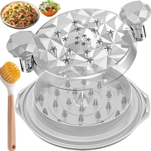 10" Chicken & Meat Shredder – Grinder, Mincer for Shredded Chicken Breast, Pu...