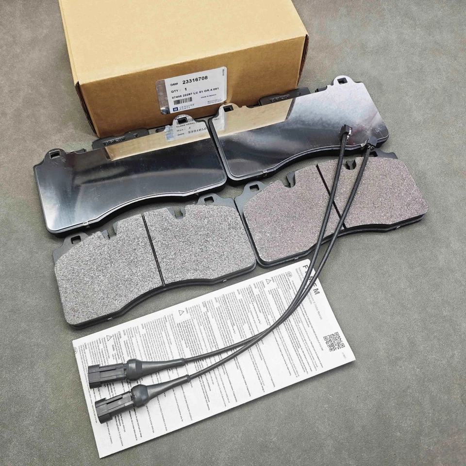 Carbon Ceramic Front Brake Pad Kit 23316708 Fit For Chevrolet Corvette Z06 Z07 - Imagem 2 de 4