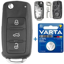 Schlüssel Gehäuse Reparatur für VW Touran Tiguan Polo UP Jetta Golf 6 Beetle Mii