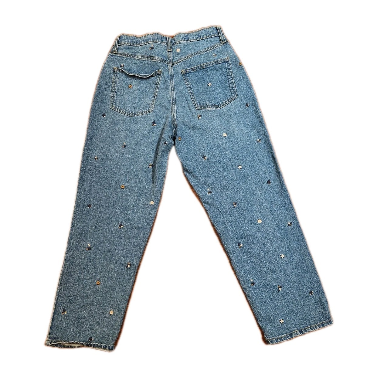 Universal Thread Vintage Straight Embroidered Jea… - image 3