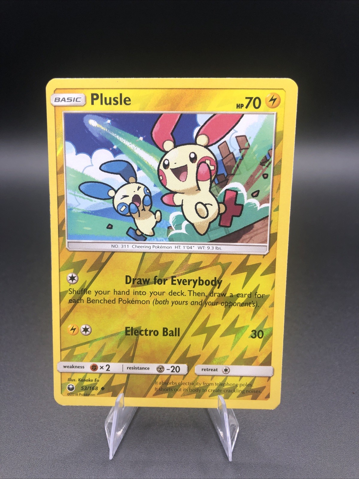 Plusle [Reverse Holo] #53/168 - Pokémon Celestial Storm