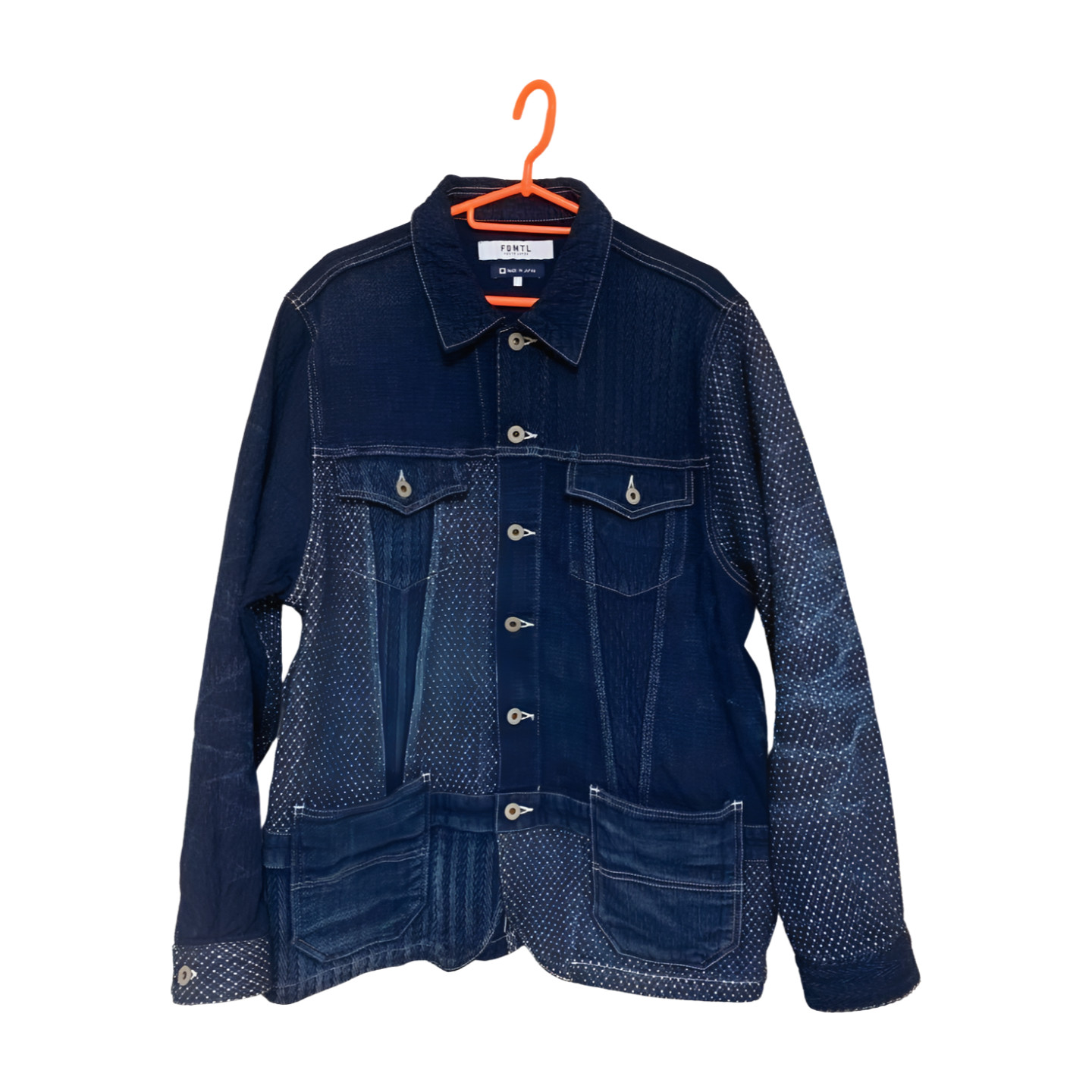 FDMTL Patchwork Sashiko Type 3 Coverall Jacket In… - image 1