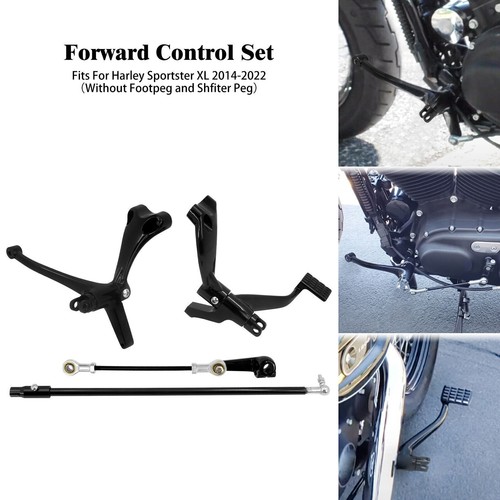 Forward Control Pegs Lever Linkage For Harley Sportster XL 1200 883 2014 - 2018 - 第 1/12 張圖片