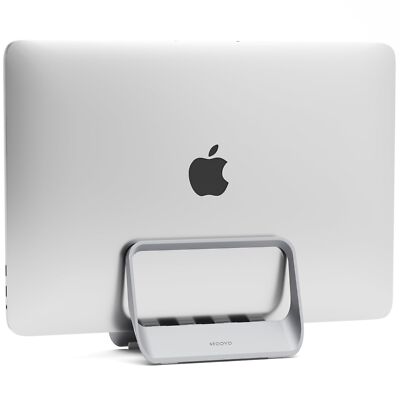 ABS Plastic Vertical Laptop Stand for Desk, Laptop Holder Dock,Adjustable Hin...