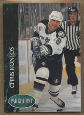 1992-93 Parkhurst #176 Chris Kontos  Tampa Bay Lightning