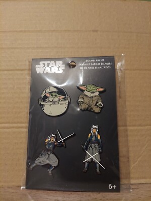 Funko Star Wars Ashoka And Gogru Enamel Pin Set Of 4