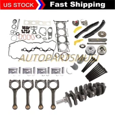 G4KH 2.0T Engine Rebuild Kit w/ Crankshaft Con Rods Timing Kit For Hyundai KIA