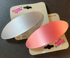 VTG Lot Pink Opal Barrette Hair Clip Pearlized Lucite Pearl Plastic Accessory