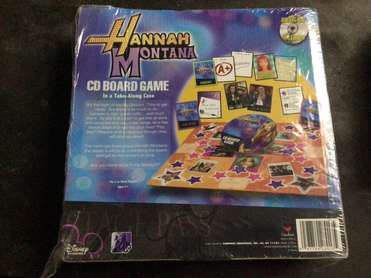 Hanna Montana CD Board Game Music CD/ Case -Disney- * New Factory 