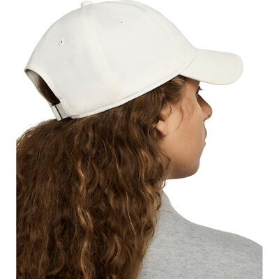 Nike Club Unstructured Futura Wash Cap Sail White Hat Size M/L