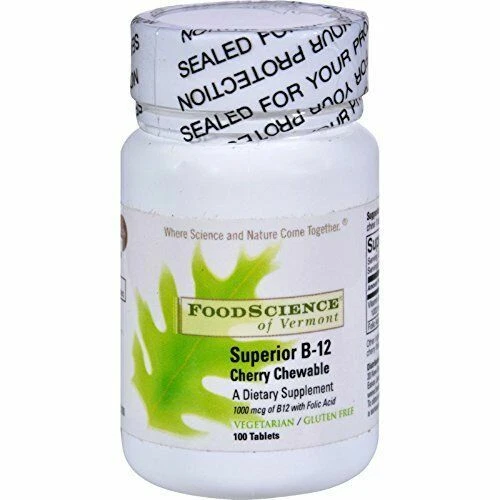 FoodScience of Vermont Vitamina B12 Vitaminas e Minerais