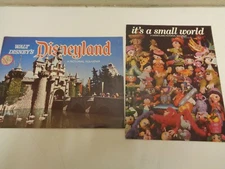 Vintage It's A Small World & Disneyland Pictorial Souvenir Booklets Lot of 2