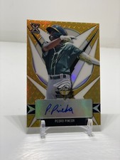 2021 Leaf Valiant  5/10  Gold  Auto Pedro Pineda Oakland A's