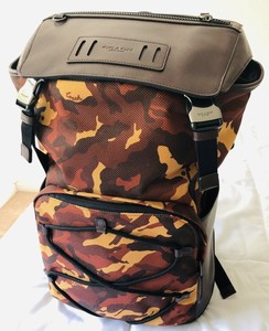 camo coach backpack