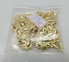 Lot of 100 pcs Gold Tone Metal Fancy Drop Pendant Charms Craft Jewelry Findings