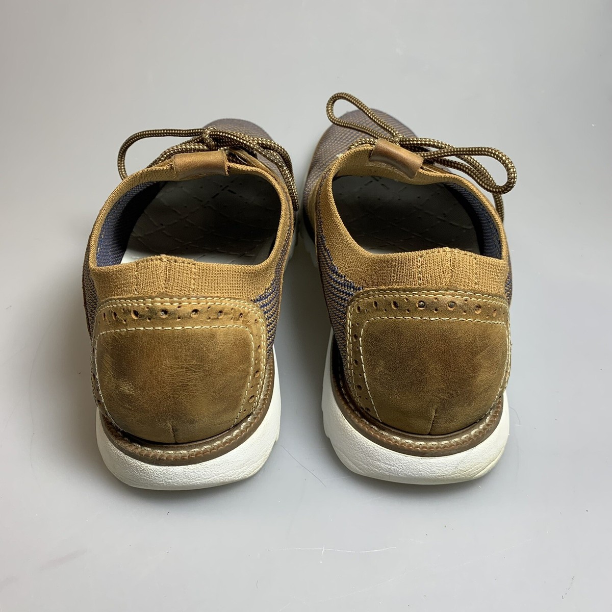 J Murphy EUC Men’s Size 9.5 Saddle Knit And Leather Duncan Slip On Loafers Men main image 2