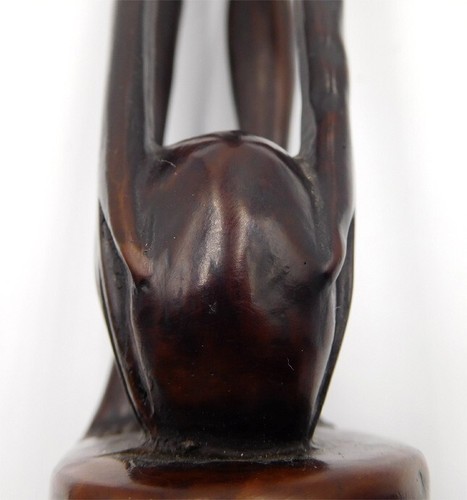 Modernist Art African Man Sculpture 13” Tall - Picture 4 of 5