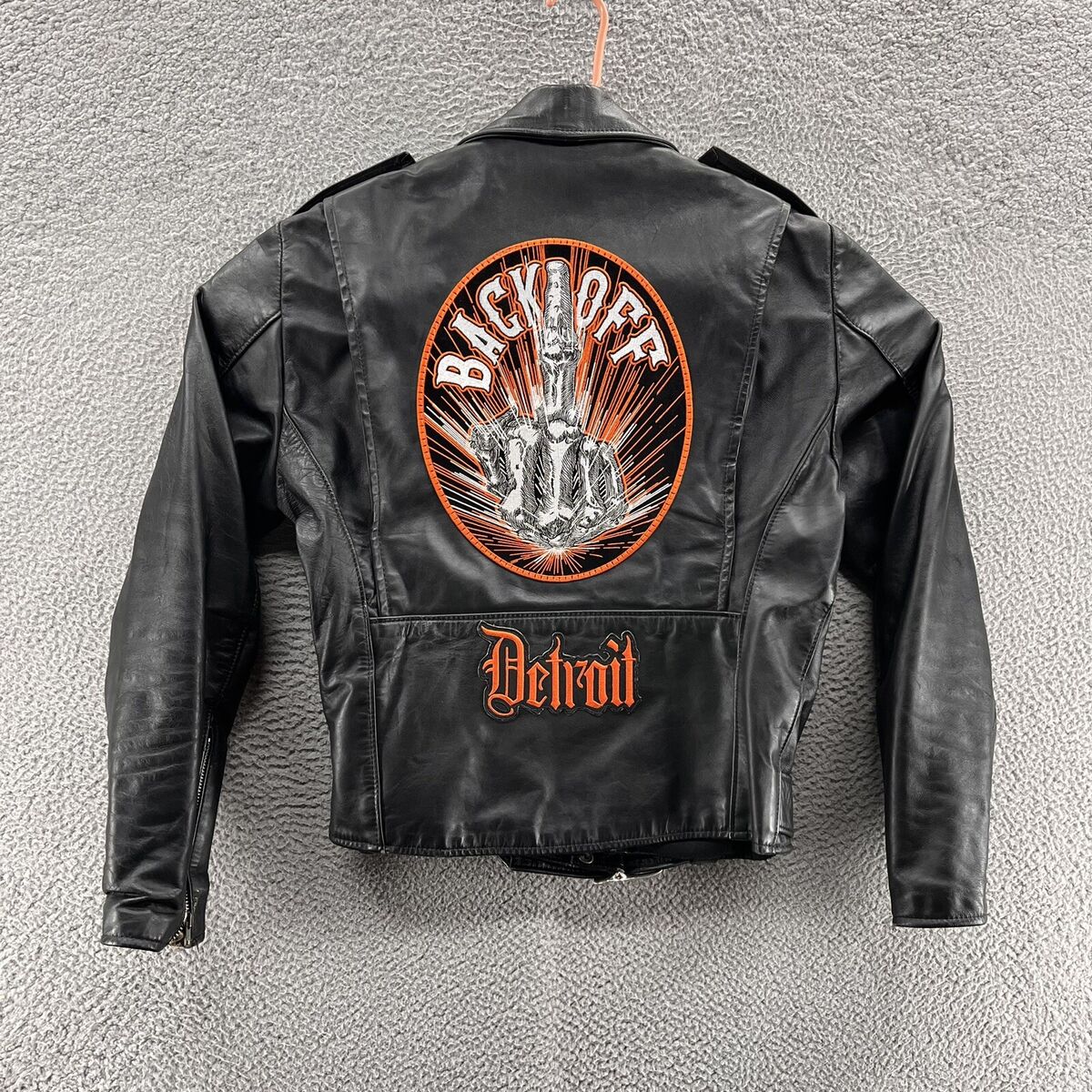 VINTAGE Brooks Jacket Men 42 Large Black Leather Biker Grunge Motorcycle Made US | eBay VINTAGE Brooks Jacket Men 42 Large Black Leather Biker Grunge Motorcycle Made US | eBay