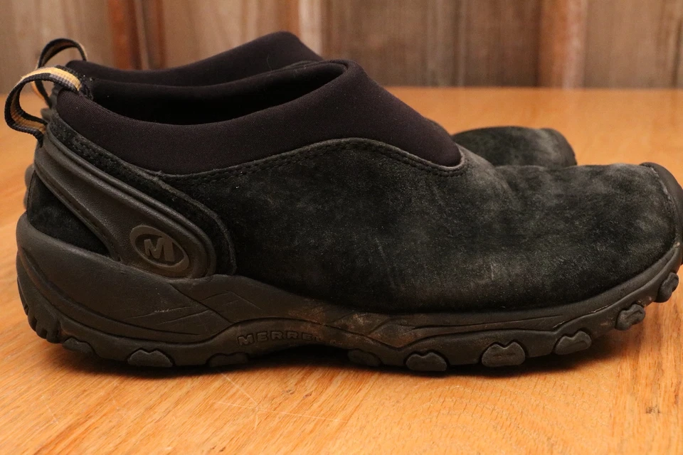 Merrell Orbit Moc Black Mens Slip On Suede Casual Walking Shoes Size 6.5 - Image 4 of 4