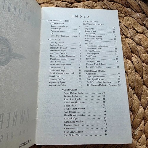 1953 Oldsmobile Owner Manual and Service Policy Original Handbook OEM VINTAGE - 第 4/6 張圖片
