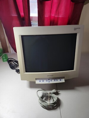 三菱　ダイヤモンドトロン　RD17V モニター　ディスプレイ　動作確認済み Mitsubishi Diamondtron RD17V CRT VGA Monitor VG Shape Works Free