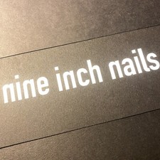 Vinyl Sticker - Nine Inch Nails the Downward Spiral Wordmark / Logo