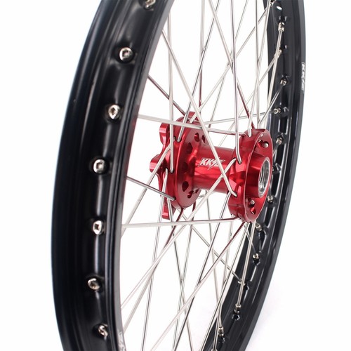 KKE 21/19 Rims Wheels for CRF250R 2004-2013 CRF450R CR125R 2002-2003 CR250R Red - Bild 7 von 13