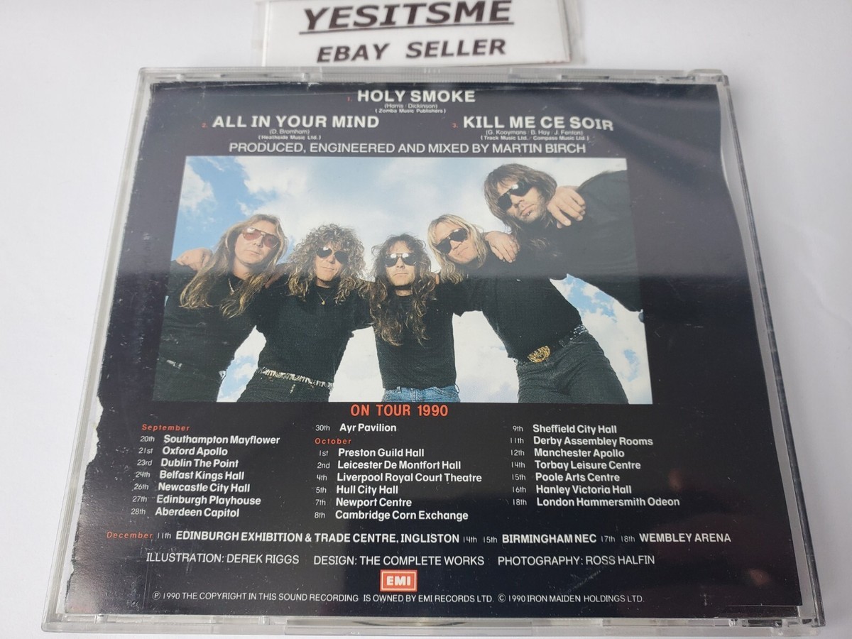 VTG Iron Maiden Self Titled CD Debut Album 1988, Piece of