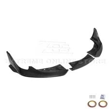 CARBON FIBER Edition 3 Pcs Front Bumper Lip Splitter For 20-Up Toyota GR Supra