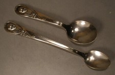 Two Vintage Gerber Baby Spoons