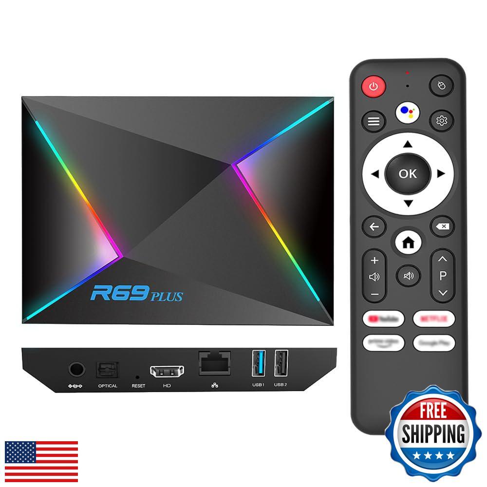 EASYTONE Android 14 TV Box 2025, Android TV Box 14.0 4GB RAM